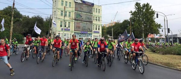 Участники велозаездов Chisinau Criterium - Sputnik Moldova