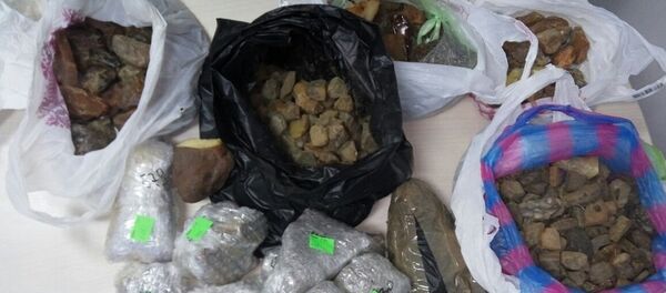 Контрабанду янтаря задержали в Кишиневском аэропорту - Sputnik Молдова