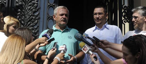 Liviu Dragnea și Victor Ponta - Sputnik Moldova-România