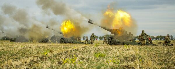 Упражнения в рамках международных учений „Огненный щит 2016” - Sputnik Молдова