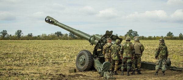 Упражнения в рамках международных учений „Огненный щит 2016”  - Sputnik Молдова