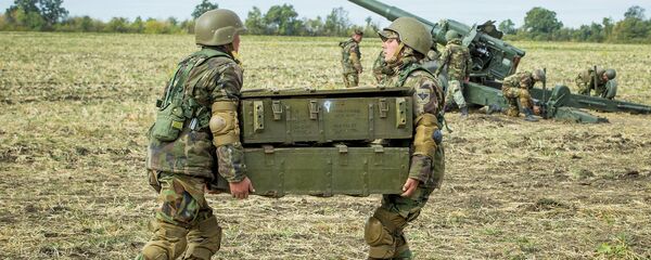 Упражнения в рамках международных учений „Огненный щит 2016”  - Sputnik Moldova