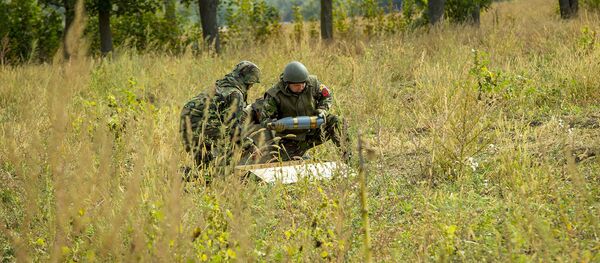 Упражнения в рамках международных учений „Огненный щит 2016” - Sputnik Moldova