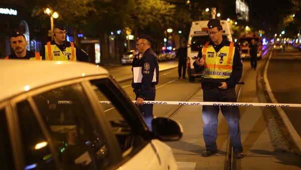 Полицейские оцепили место взрыва в Будапеште - Sputnik Молдова