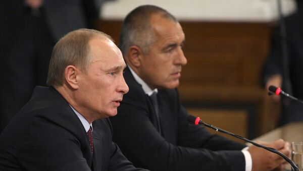 Conferință de presă comună a președintelui rus Vladimir Putin și premierului bulgar Boiko Borisov - Sputnik Moldova-România