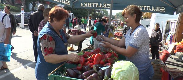 Золотая осень: на ярмарку в Оргеев приезжают со всей страны - Sputnik Молдова