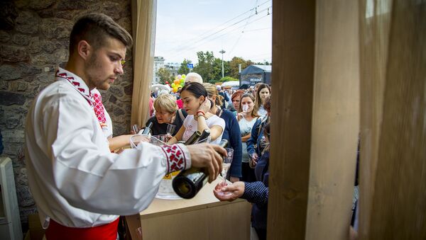 День вина в Кишиневе, центральная площадь города - Sputnik Молдова