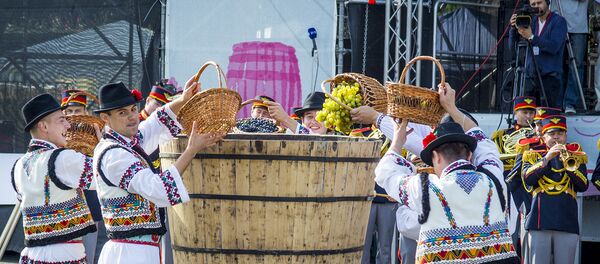 День вина в Кишиневе, центральная площадь города - Sputnik Молдова