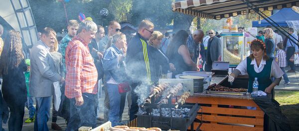 День вина в Кишиневе, центральная площадь города - Sputnik Молдова