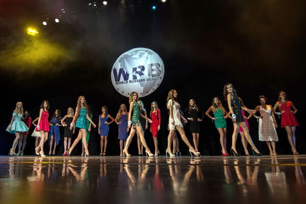 Participantele la concursul național de frumusețe din Rusia Miss World Russian Beauty - Sputnik Moldova-România