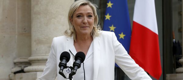 Марин Ле Пе, лидер оппозиционной французской партии Национальный фронт Марин Ле Пе, лидер оппозиционной французской партии Национальный фронт - Sputnik Молдова