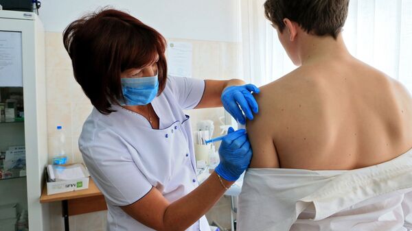 Вакцинация против гриппа в Светлогорске - Sputnik Moldova-România