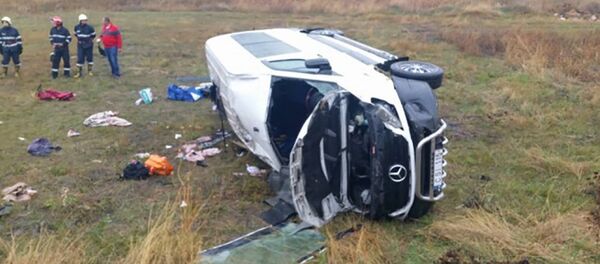 Accident în România cu implicarea unui microbuz în care călătoreau cetățeni moldoveni - Sputnik Moldova