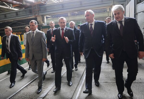 Рабочая поездка вице-премьера РФ Д. Рогозина в Приднестровье - Sputnik Молдова