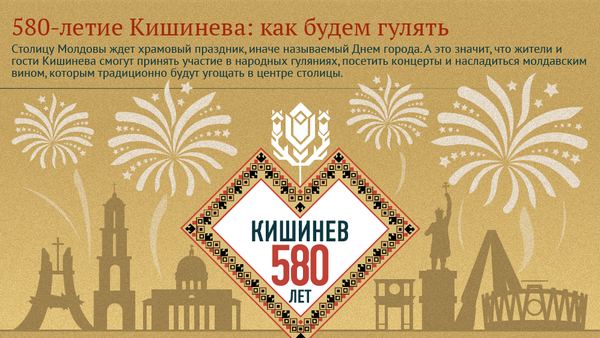 580-летие Кишинева: как будем гулять - Sputnik Молдова