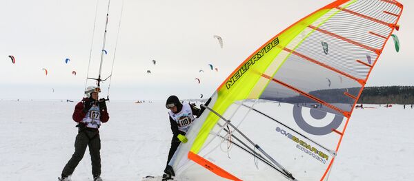 Кубок Сибири по сноукайтингу - 2015 - Sputnik Молдова