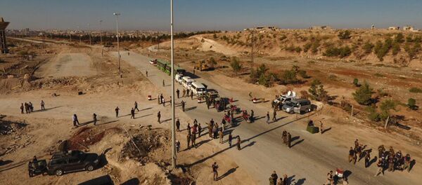 Гуманитарный коридор на севере Алеппо - Sputnik Moldova-România