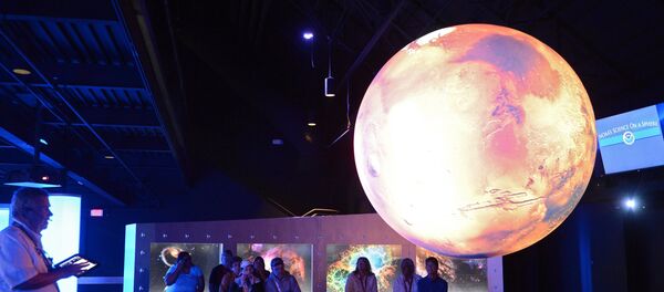 Макет планеты Марс в космическом музее. Архивное фото - Sputnik Молдова