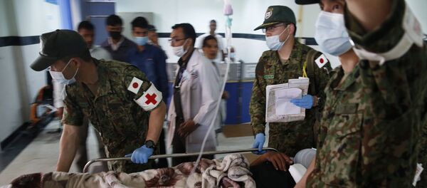 Пострадавшие от землетрясения - Sputnik Молдова