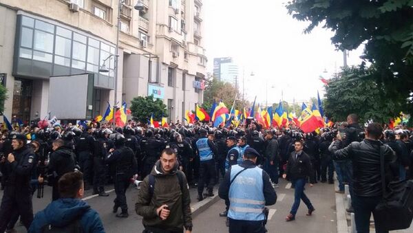 Marșul unionist București - Sputnik Молдова