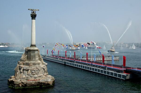 During the Navy Day celebrations in Sevastopol, Crimea - Sputnik Moldova-România