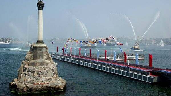 During the Navy Day celebrations in Sevastopol, Crimea - Sputnik Moldova-România