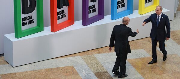 Церемония приветствия президентом Российской Федерации Владимиром Путиным лидеров приглашенных государств - Sputnik Moldova-România