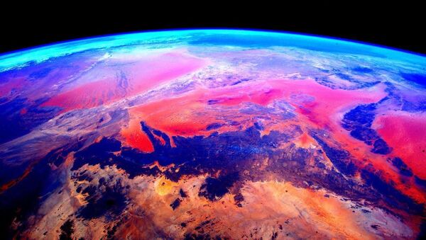 Снимок Земли из космоса, сделанный астронавтом Скоттом Келли с борта МКС - Sputnik Молдова