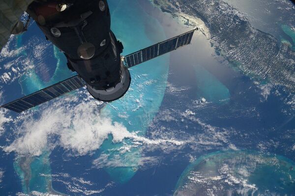 Фотография вида с МКС на Землю, сделанная российским космонавтом Сергеем Волковым - Sputnik Молдова