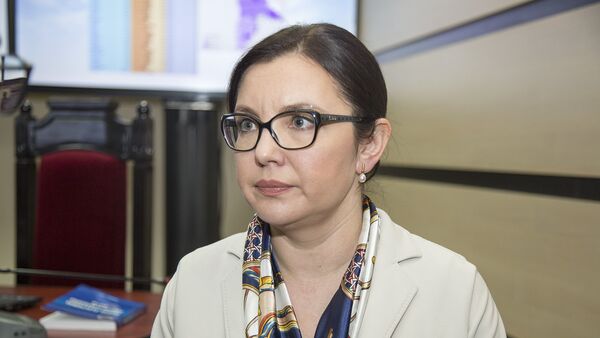 Руссу Алина председателя Центральной избирательной комиссии ЦИК - Sputnik Moldova