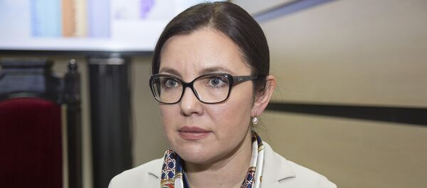 Председатель Центральной избирательной комиссии Молдовы Алина Руссу Председатель Центральной избирательной комиссии Молдовы Алина Руссу - Sputnik Молдова