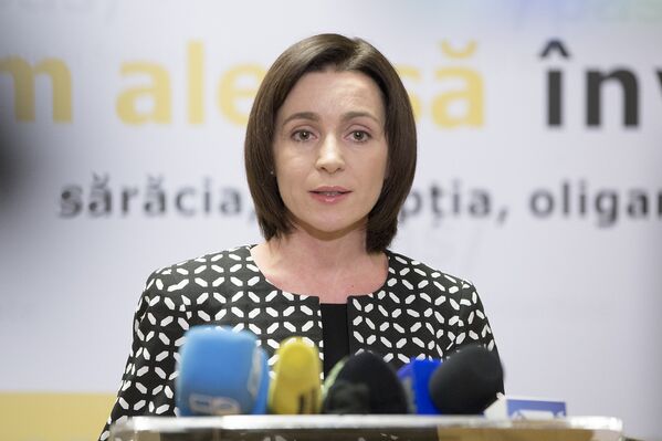 Maia Sandu, candidatul PAS la alegerile prezidențiale din 2016 - Sputnik Moldova