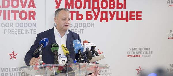 Игорь Додон - Sputnik Moldova-România