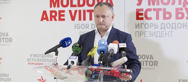 Игорь Додон - Sputnik Moldova