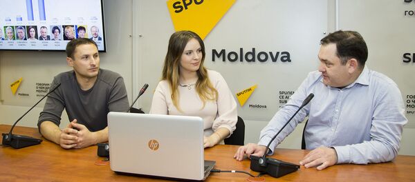 Ghenadie Vaculovschi, Tatiana Cebotari și Sergiu Praporșcic - Sputnik Moldova