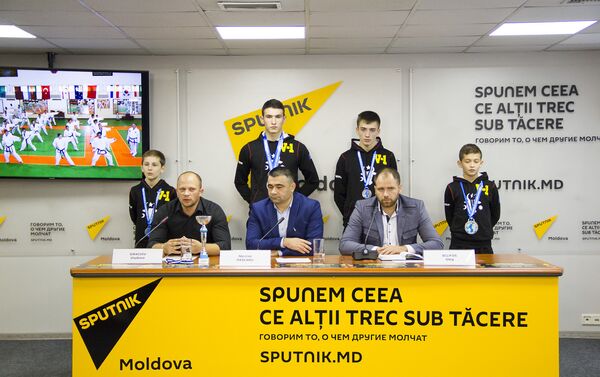 Siraciov Vladimir, Nicolae Pascaru și Oleg Sclifos - Sputnik Молдова