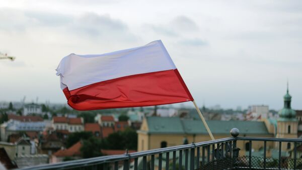 Polish flag in Warsaw - Sputnik Moldova-România