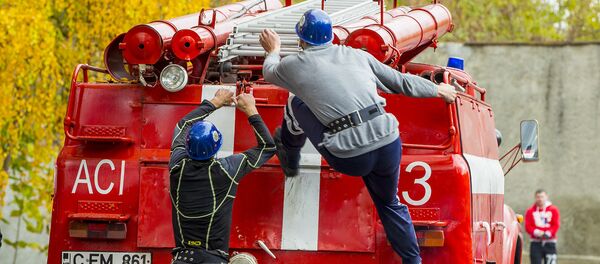 Соревнования спасателей и пожарных - Sputnik Moldova