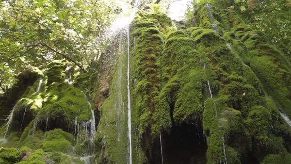Красоты Азербайджана: Капельный водопад в Гахе - Sputnik Молдова