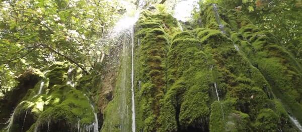 Красоты Азербайджана: Капельный водопад в Гахе - Sputnik Молдова