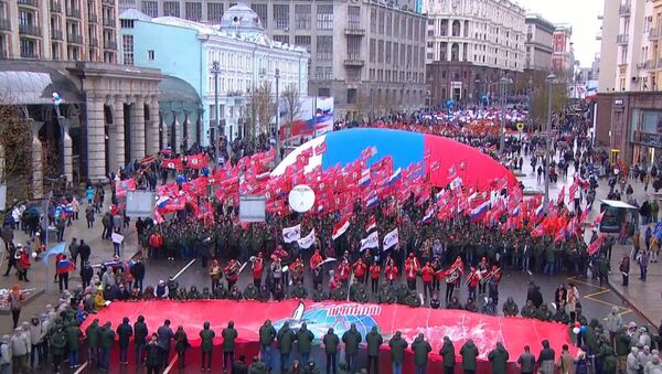 День народного единства: шествие и митинг-концерт в Москве - Sputnik Moldova