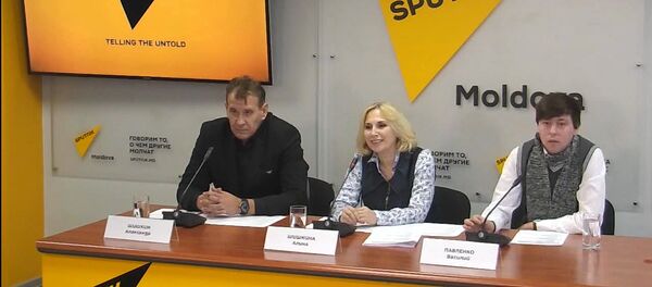 Пресс-конференция на тему VIII Международный театральный фестиваль Молдфест.Рампа.Ру - 2016 - Sputnik Молдова