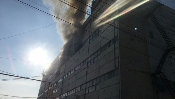 Пожар на складе - Sputnik Молдова