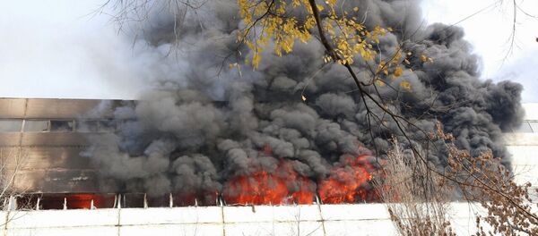 Пожар на Чеканах, 11 ноября - Sputnik Moldova