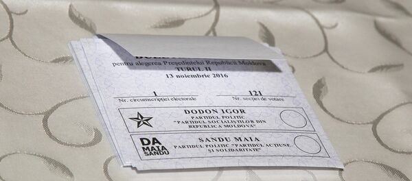 Выборы президента 2016 второй тур Выборы президента 2016 второй тур - Sputnik Moldova-România