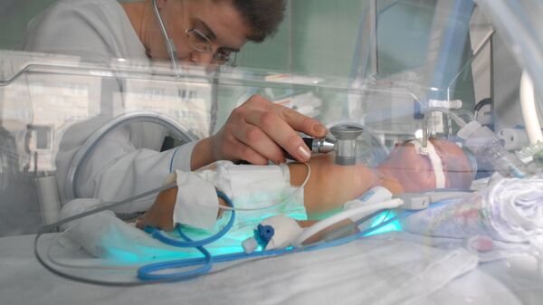 В отделении патологии новорожденных и недоношенных детей - Sputnik Молдова