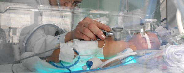 В отделении патологии новорожденных и недоношенных детей В отделении патологии новорожденных и недоношенных детей - Sputnik Moldova-România