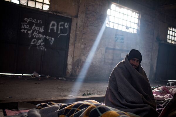 Пакистанский беженец укрывается на заброшенном складе в Белграде - Sputnik Молдова
