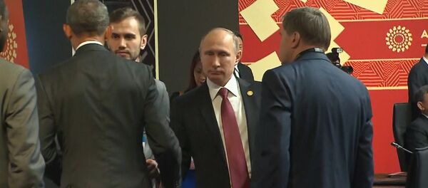 СПУТНИК_Путин и Обама провели короткую беседу на саммите АТЭС в Перу СПУТНИК_Путин и Обама провели короткую беседу на саммите АТЭС в Перу - Sputnik Молдова